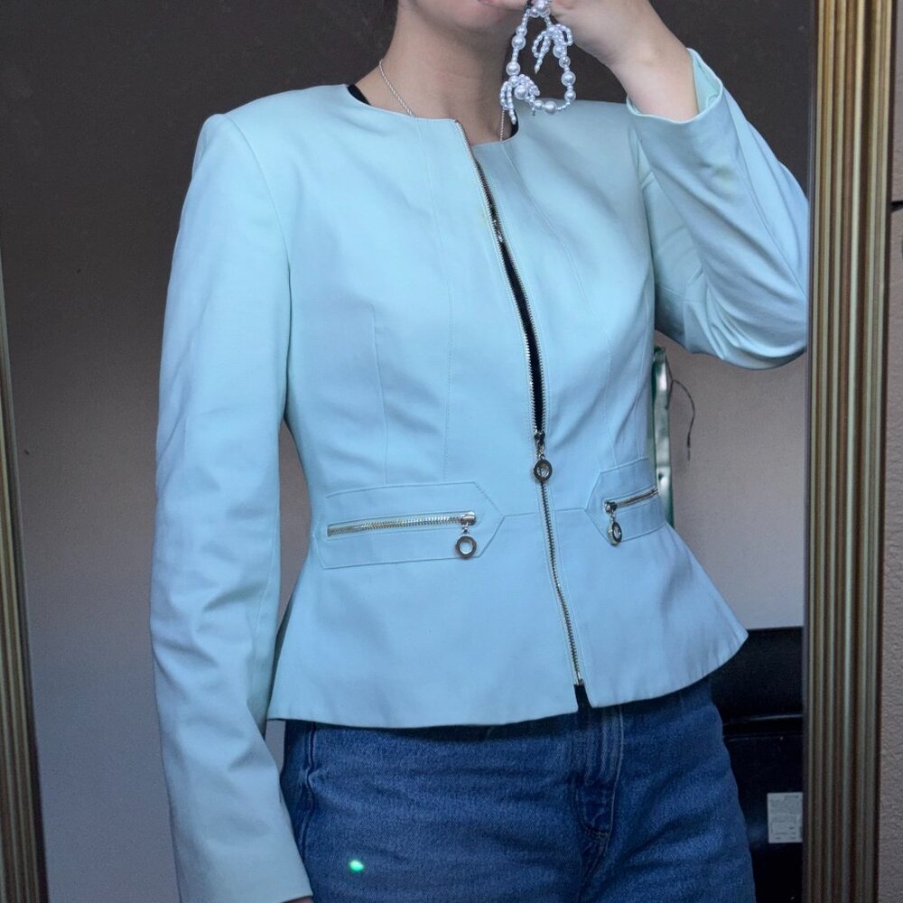 Calvin Klein women's blazer, mint, size 6
